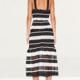 Talulah Darling White And Black Midi
