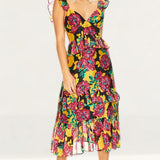 Talulah Floral Barcelona Bloom Midi Dress