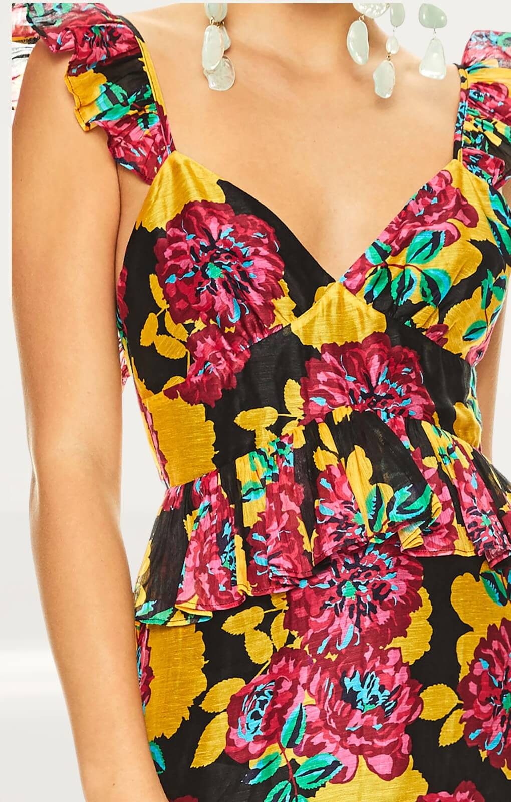 Talulah Floral Barcelona Bloom Midi Dress