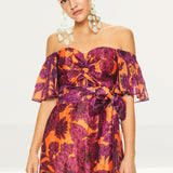 Talulah Floral Las Palmas Midi Dress