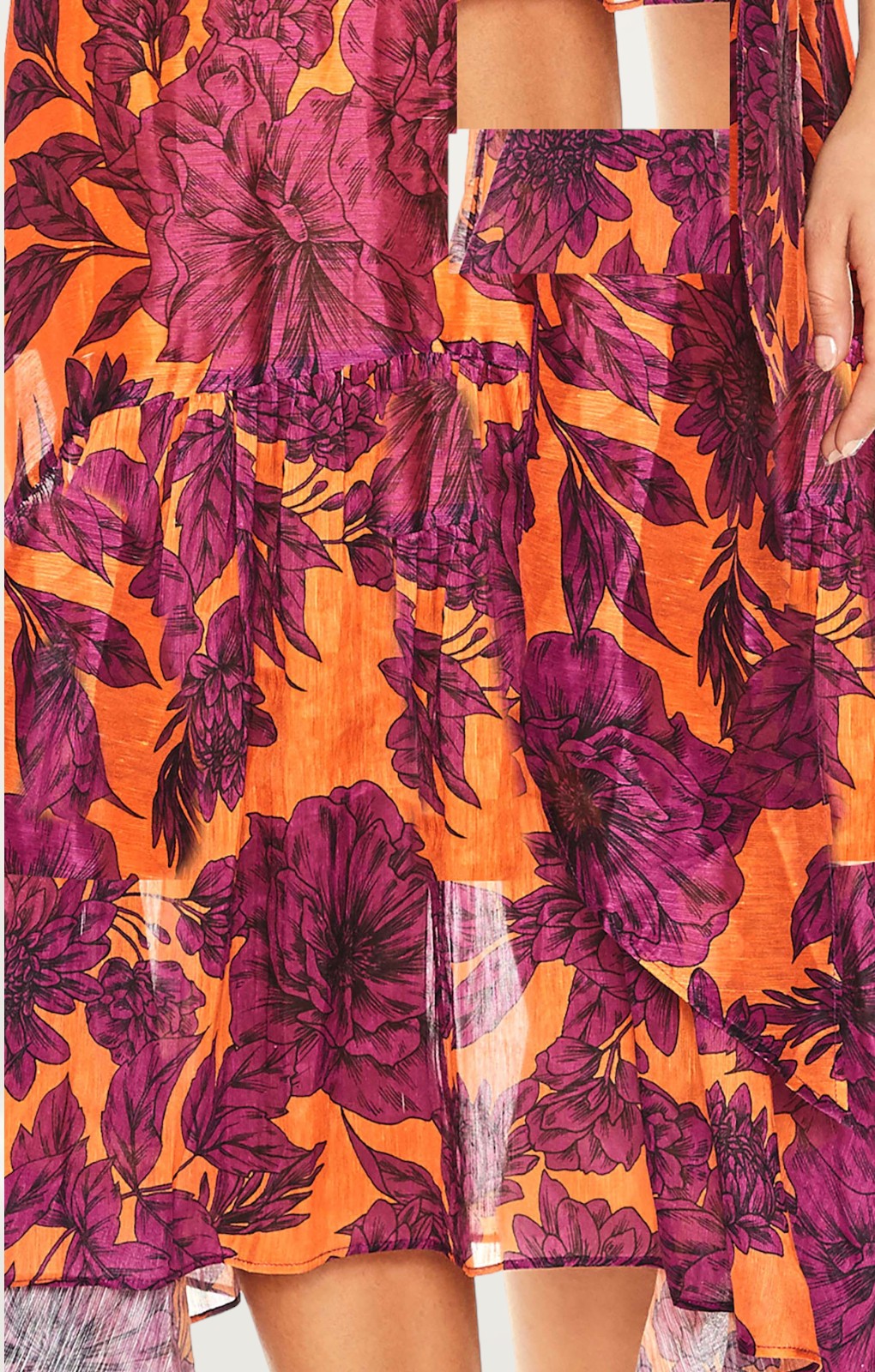 Talulah Floral Las Palmas Midi Dress