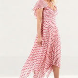 Talulah Fuchsia Spot Power Of Love Midi Dress
