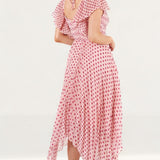 Talulah Fuchsia Spot Power Of Love Midi Dress