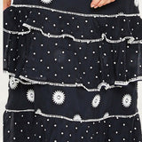 Talulah Midnight Daisy Whimsical Midi Dress