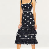 Talulah Midnight Daisy Whimsical Midi Dress