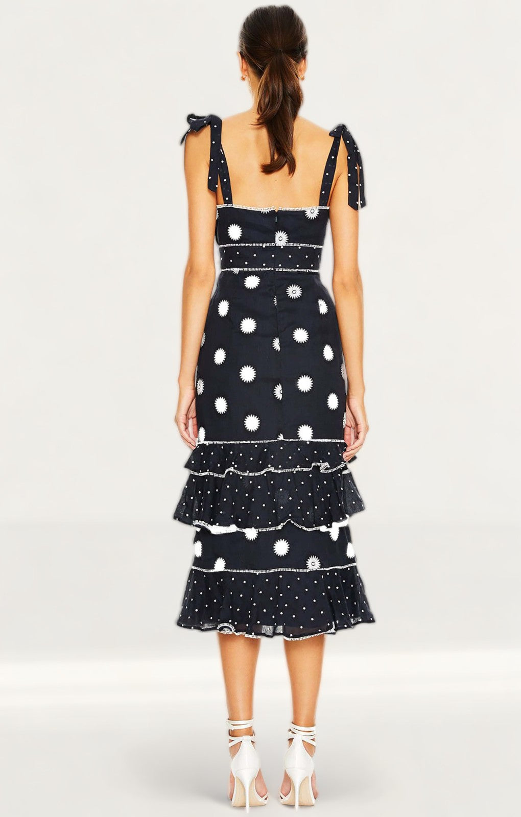 Talulah Midnight Daisy Whimsical Midi Dress
