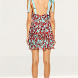 Talulah Superbloom Mini Dress With Tie Straps