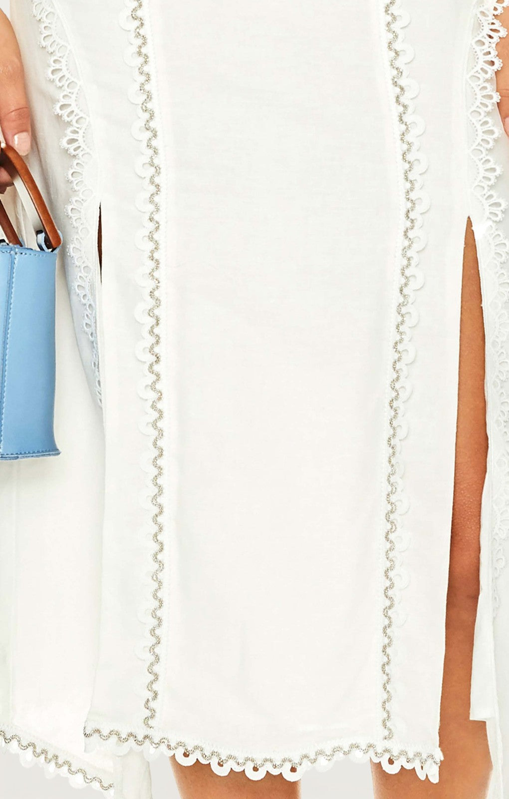 Talulah White Champagne Cocktail Midi Dress