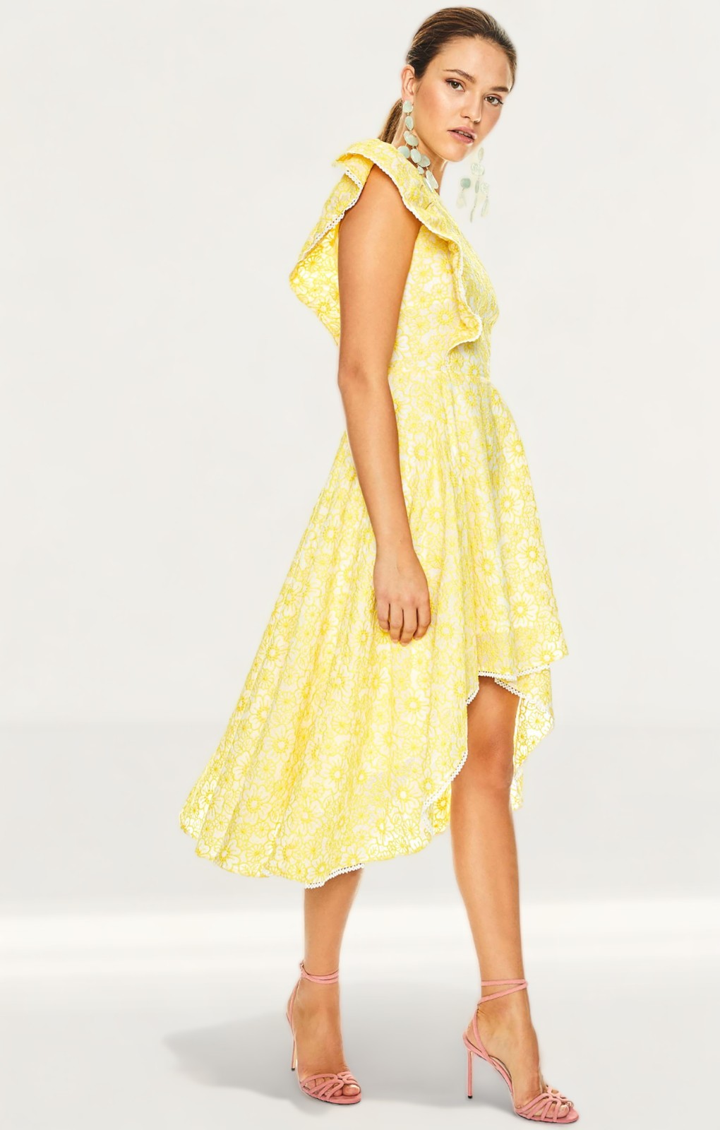 Talulah Yellow Margarita Midi Dress