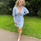 Talulah Blue Hue LS Mini Dress