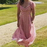 Talulah Fuchsia Spot Power Of Love Midi Dress