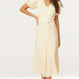 Timeless London Catherine Polka Dot Midi Dress