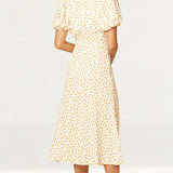 Timeless London Catherine Polka Dot Midi Dress