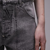 Topshop Carpenter Jean In Ice Grey – jeans by Topshop, available to rent from Hirestreet