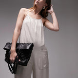 Topshop Linen Jumpsuit With Pockets In Oatmeal – jumpsuits & playsuits by Topshop, available to rent from Hirestreet