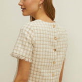 Oasis Tweed Fringed Co-Ord