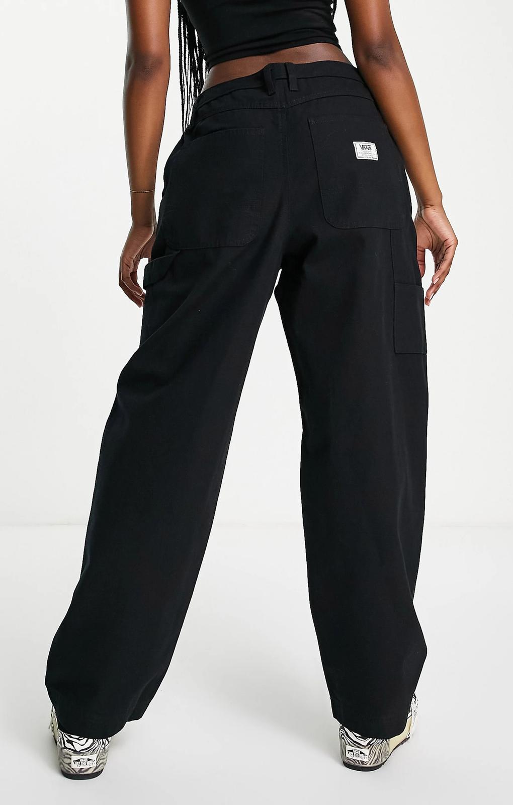 Vans Ground Work Trousers In Black – trousers by Vans, available to rent from Hirestreet