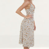 WAYF Rosie Floral Wrap Midi Dress