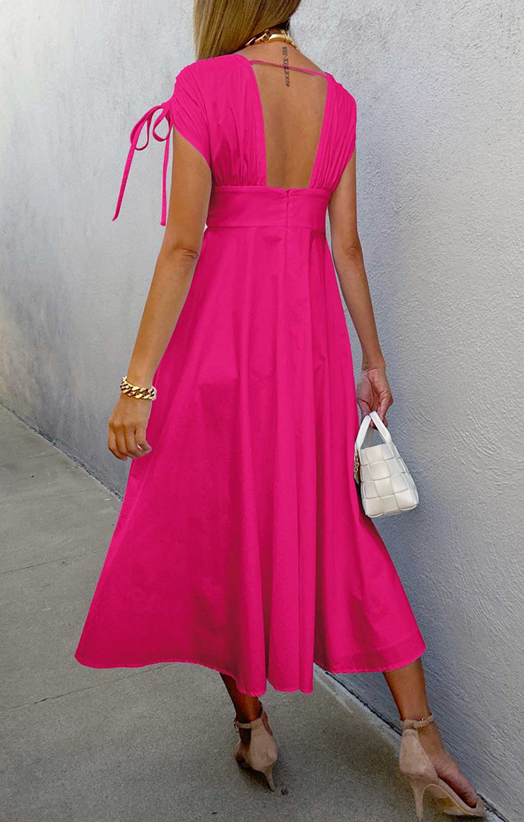 Seven Wonders Fuchsia Tahoe Midi Dress