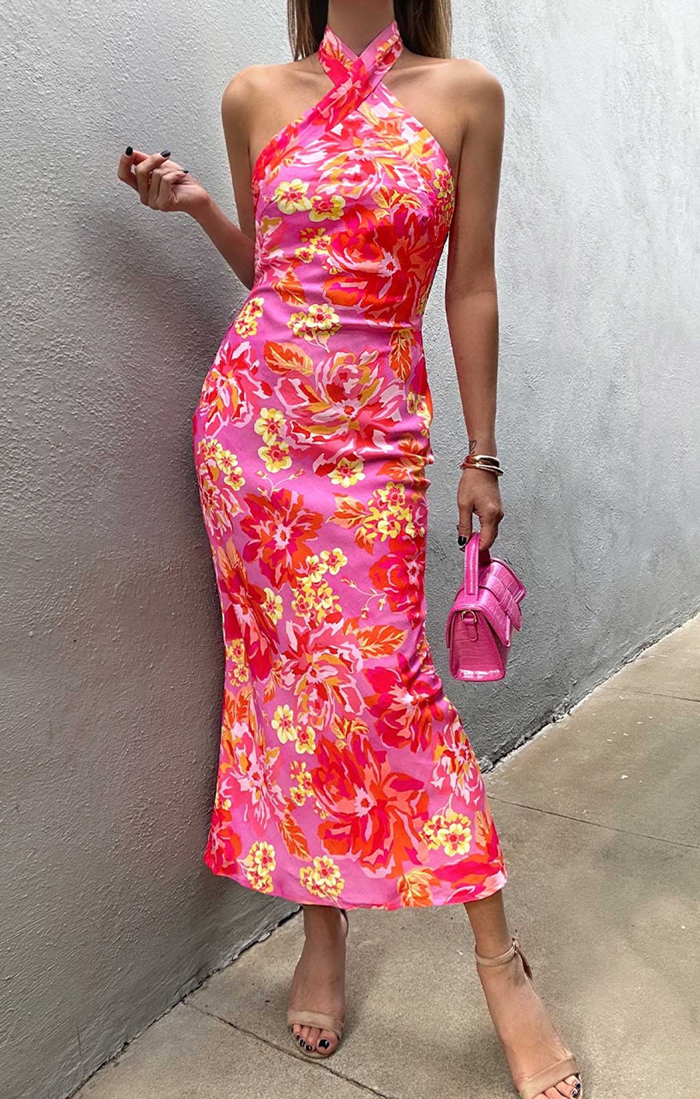 Seven Wonders Pink Floral Leyana Dress