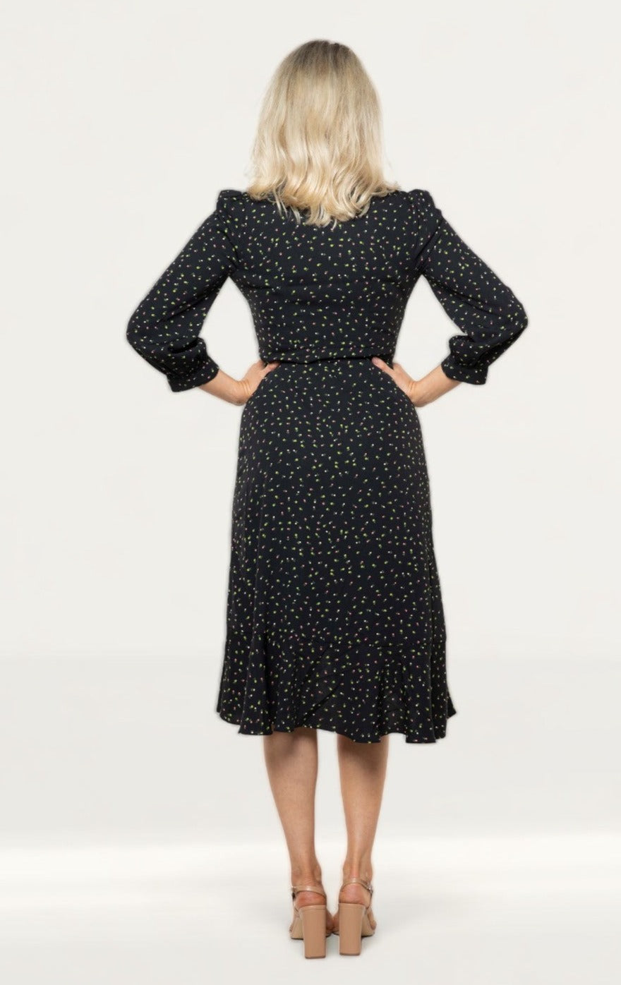 Whistles Bud Print Wrap Dress
