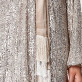 Winona Broadway Silver Sequin Mini Dress