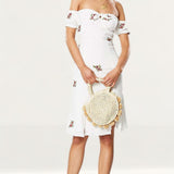 Winona English Rose Off The Shoulder Dress