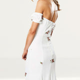 Winona English Rose Off The Shoulder Dress