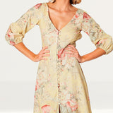 Winona Melville Button Midi Dress
