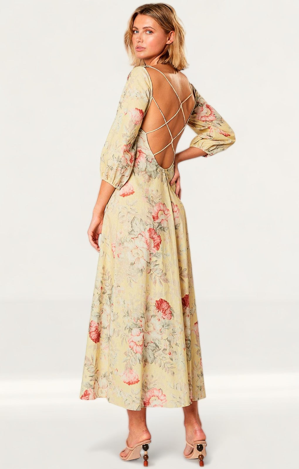 Winona Melville Button Midi Dress