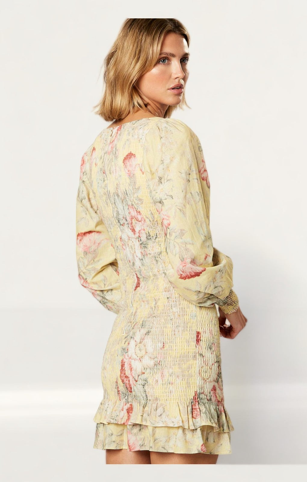Winona Melville Shirring Mini Dress
