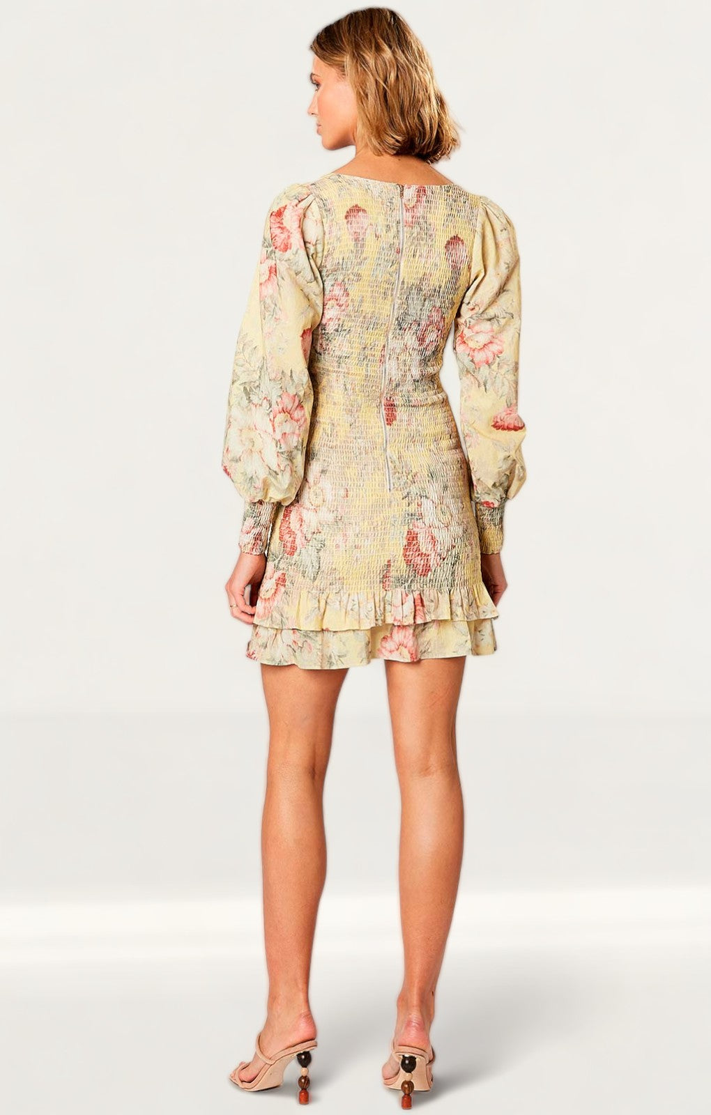 Winona Melville Shirring Mini Dress