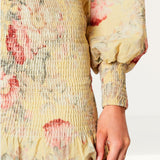 Winona Melville Shirring Mini Dress