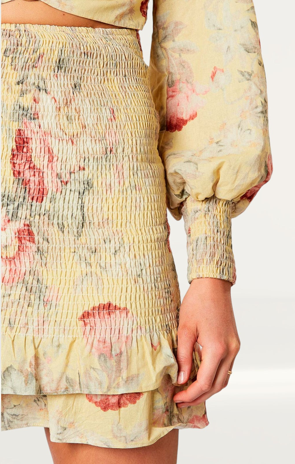 Winona Melville Shirring Mini Dress