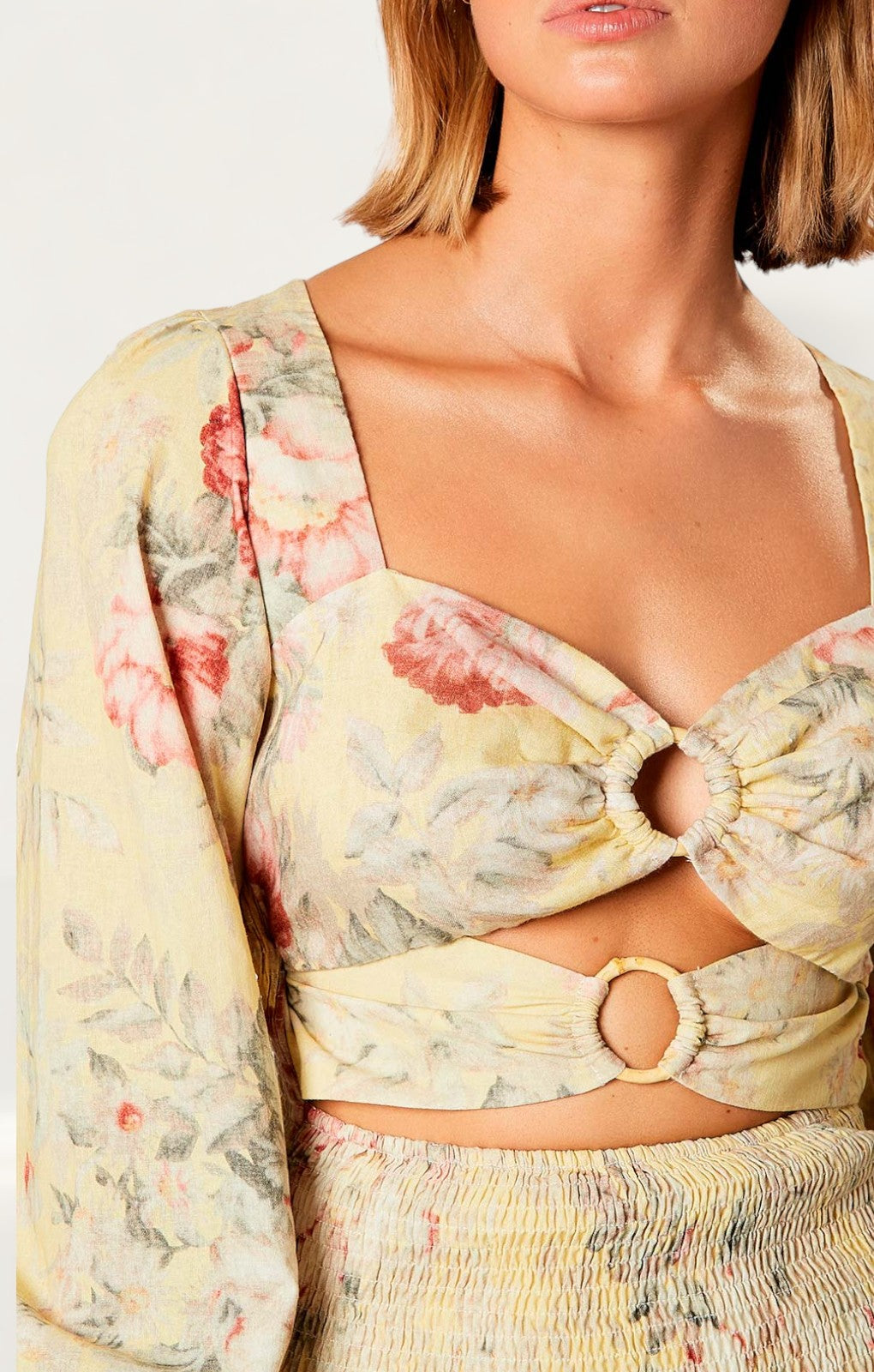 Winona Melville Shirring Mini Dress