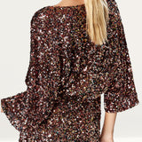 Winona Avant Garde Sequin Mini Dress