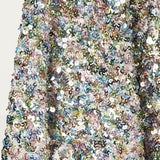 Winona Silver Mingle Long Sleeve Dress