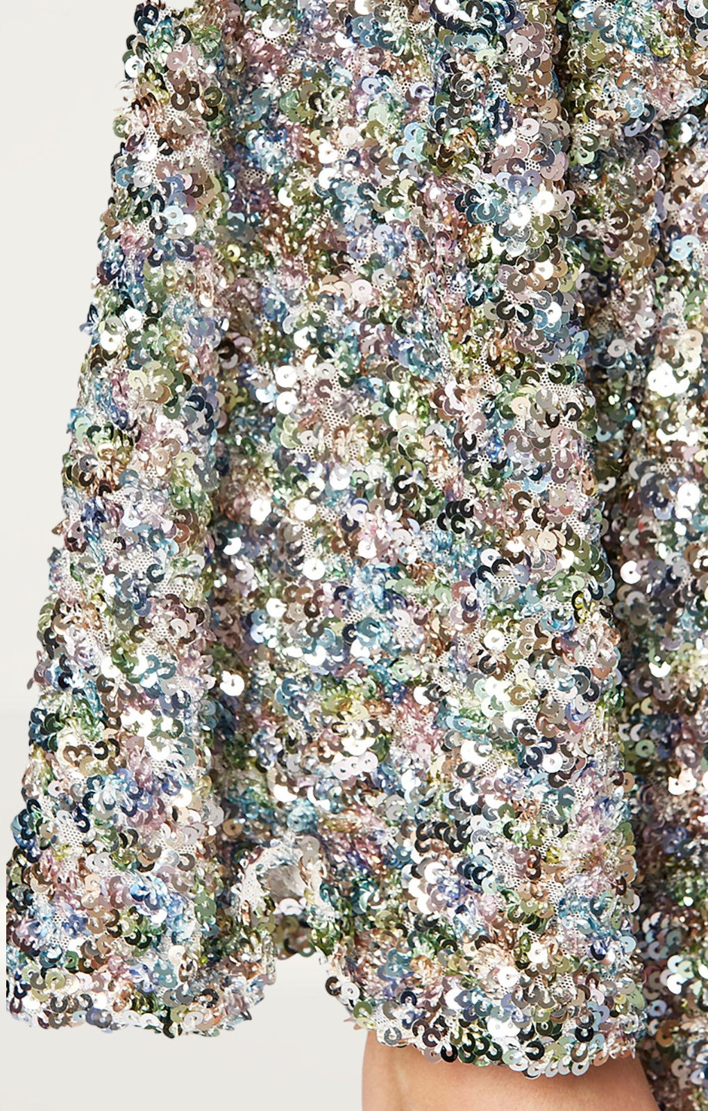 Winona Silver Mingle Long Sleeve Dress