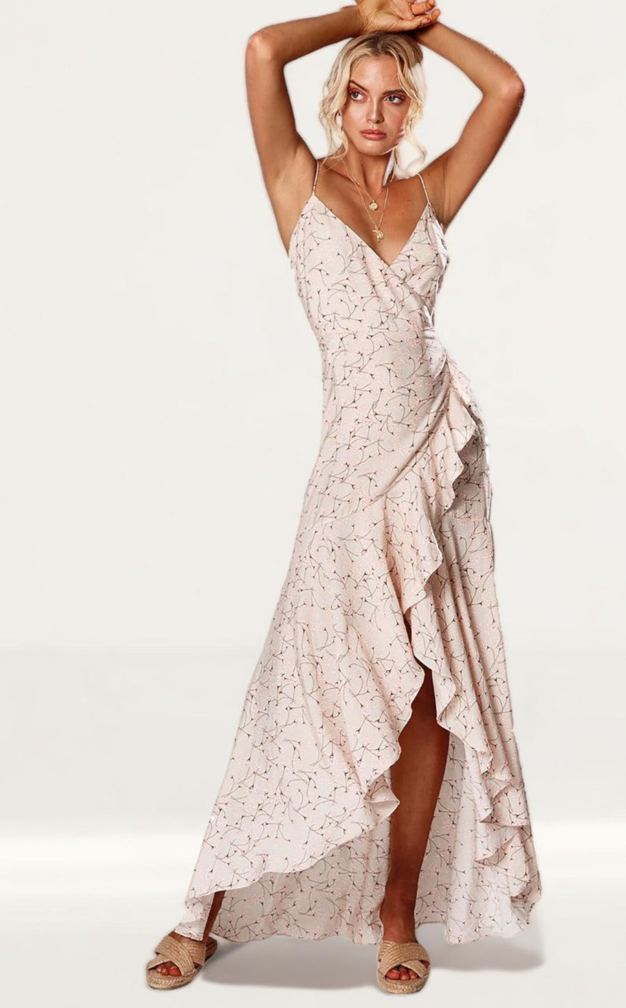 Winona St Germain Wrap Maxi Dress
