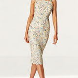 Winona Sunburst Backless Dress