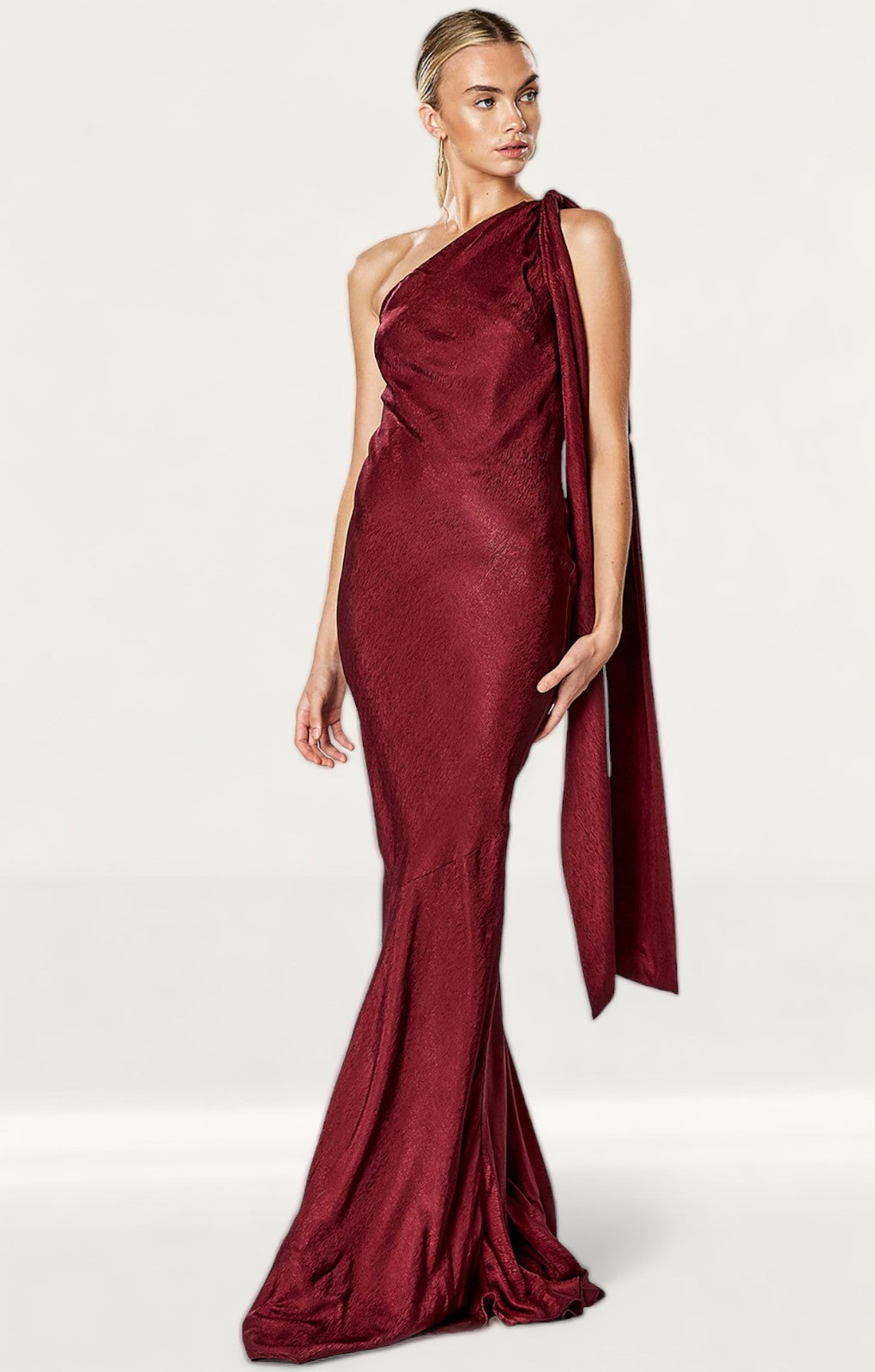 Winona Petite Wine Virtue Maxi Dress