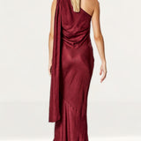 Winona Petite Wine Virtue Maxi Dress