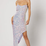 Winona Alani Sequin Asymmetrical Dress