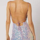 Winona Alani Sequin Asymmetrical Dress