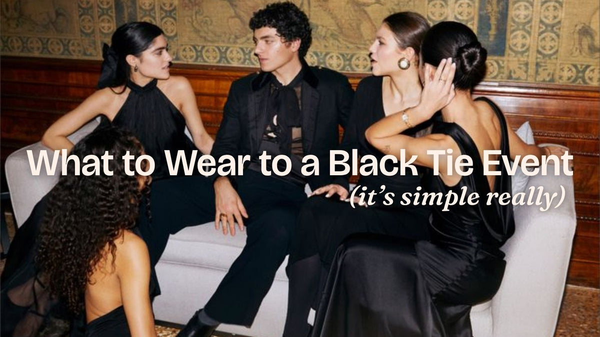 What to Wear to a Black Tie Wedding