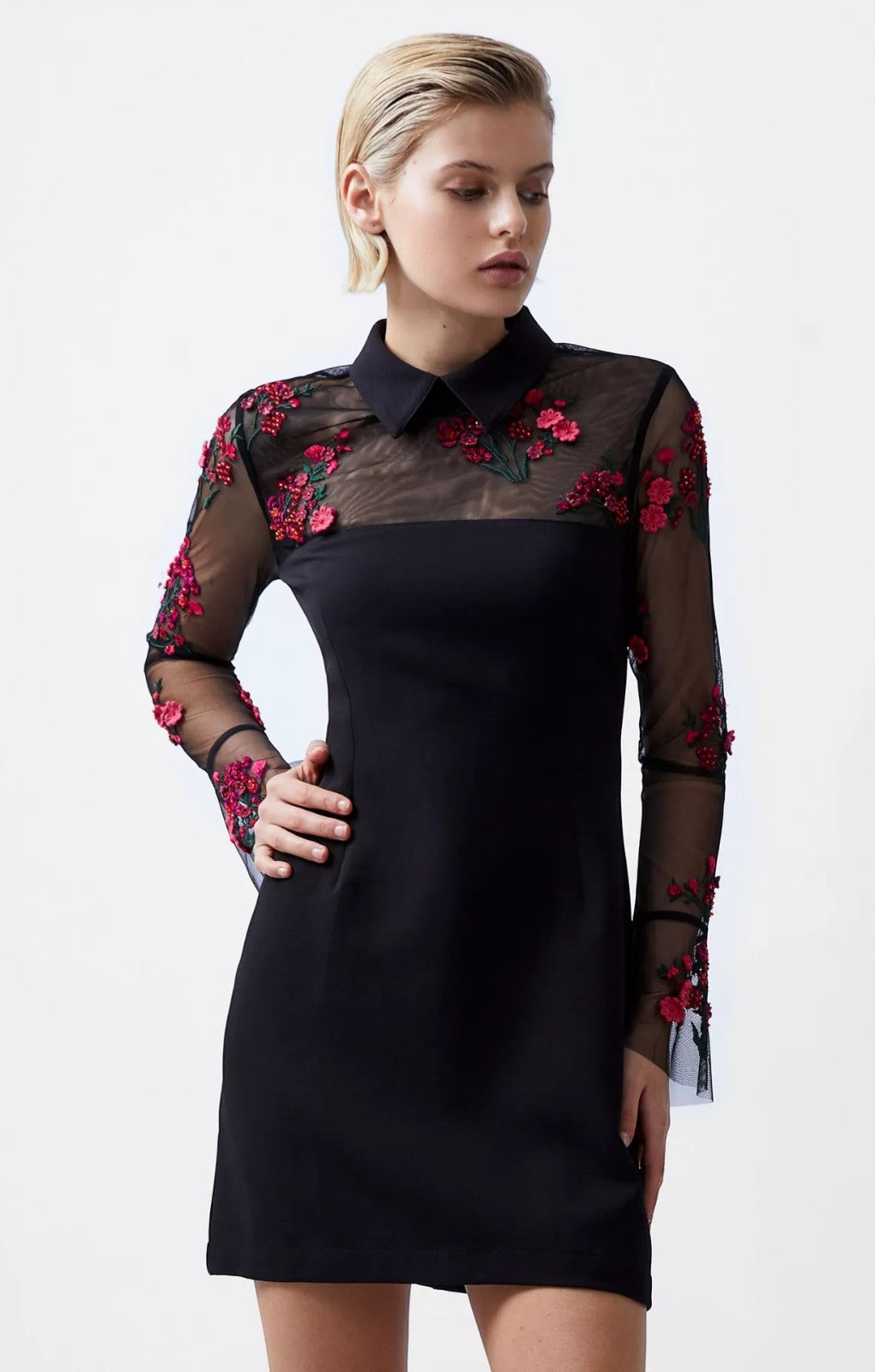 french connection floral shirt dress FRENCH CONNECTION | Bruna Floral Shirt Dress