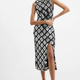 French Connection Axel Embellished Dress