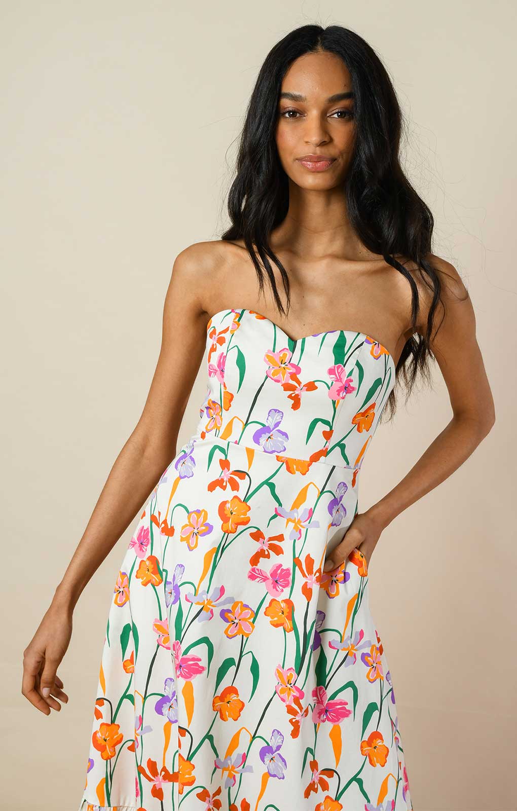 Hutch Ruthy Dress in Ivory Garden