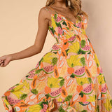 Hutch Lee Dress in Multi Fruit