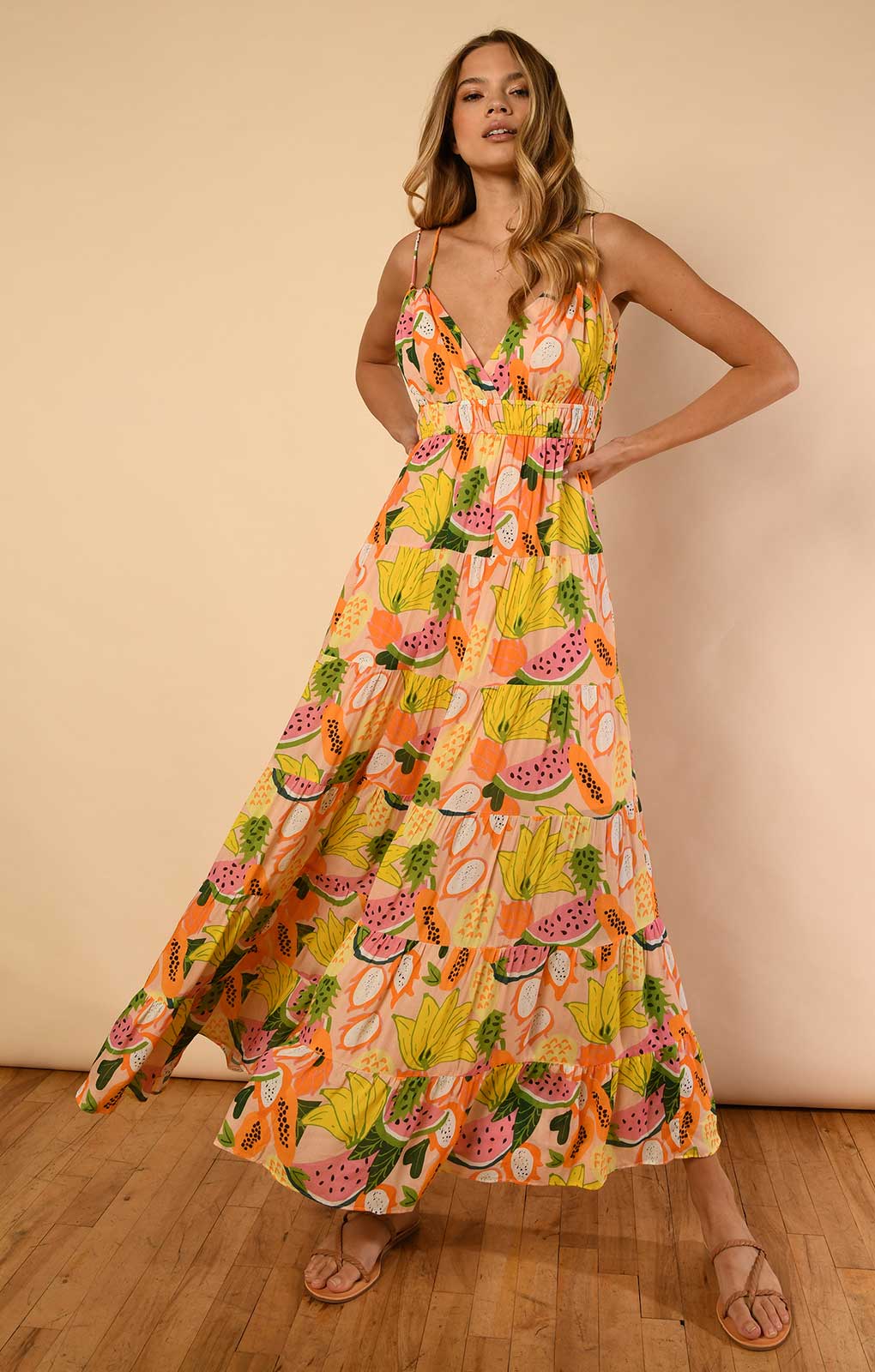 Hutch Lee Dress in Multi Fruit